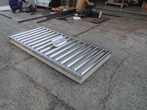 100kg帶打印滾輪秤 高精度滾筒輸送秤定製