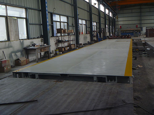 100噸3*16米出口式汽車衡報價 100噸汽車過磅秤配置（zhì）