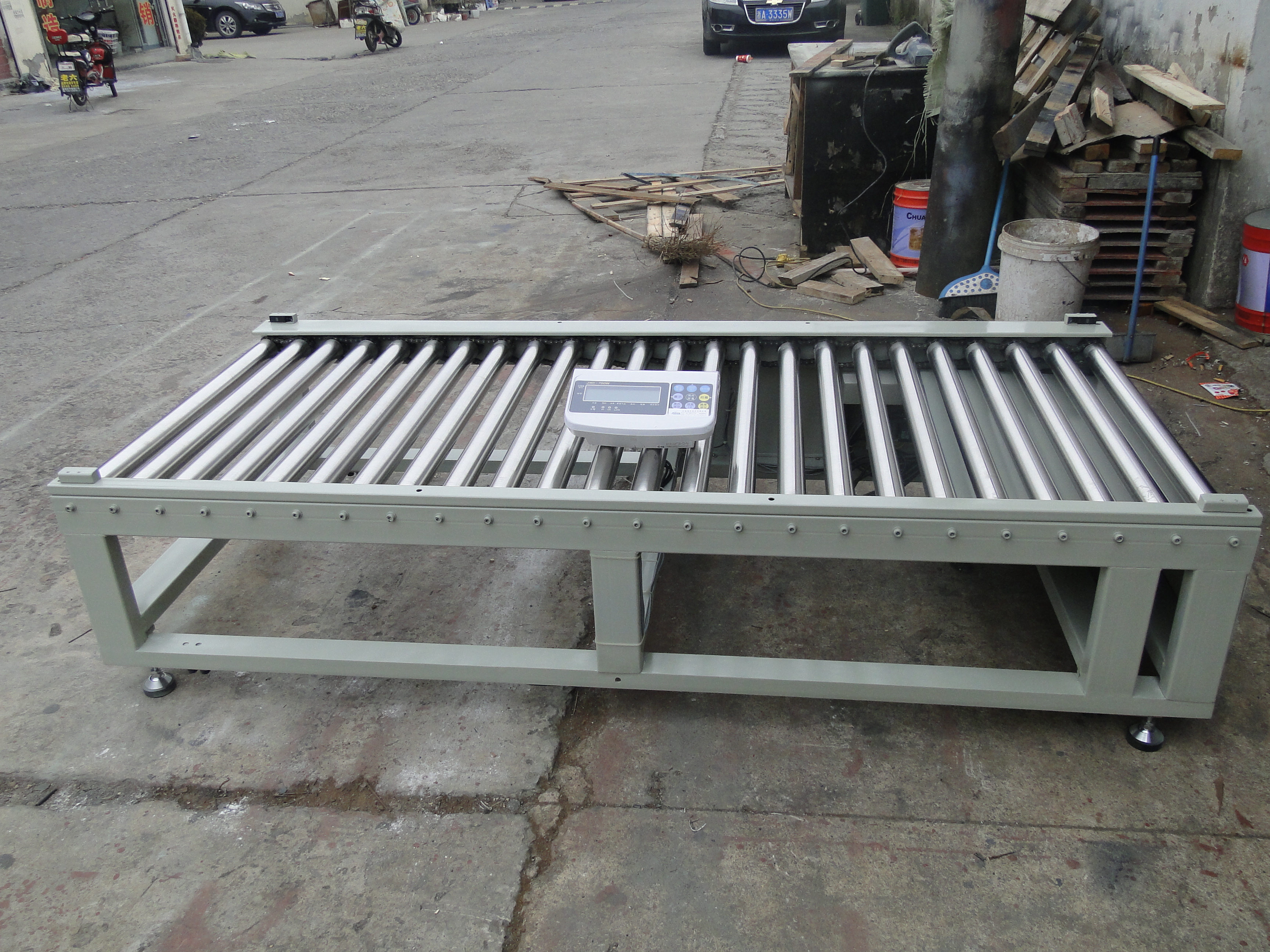 輥筒式輸送計量電子稱 動力滾筒地磅秤