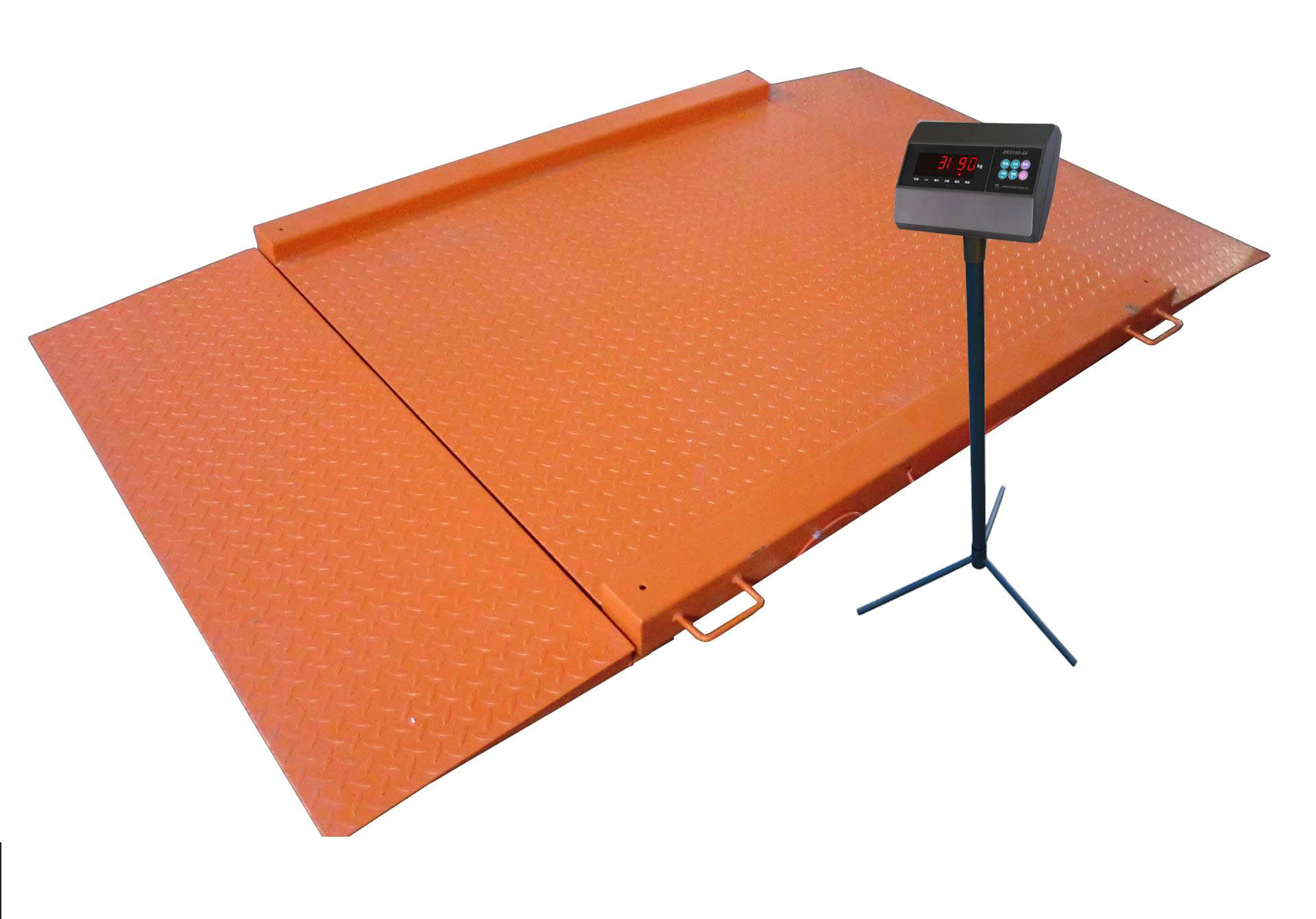 2噸超低台麵電子（zǐ）地磅廠家 超低2t電子地磅價格