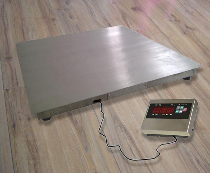 2噸不（bú）鏽鋼電子地（dì）磅 2t不鏽（xiù）鋼地磅秤品牌（pái）