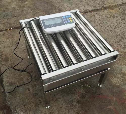 流水線智能滾筒電子秤（chèng） 滾筒輸送電子磅