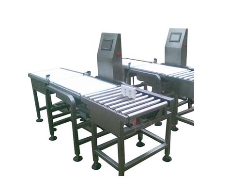 食品廠用自動檢重秤 重量選別機 稱重剔除機