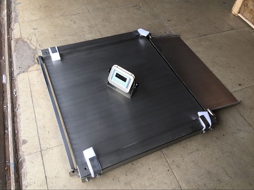 5噸（dūn）帶斜坡不鏽（xiù）鋼地磅