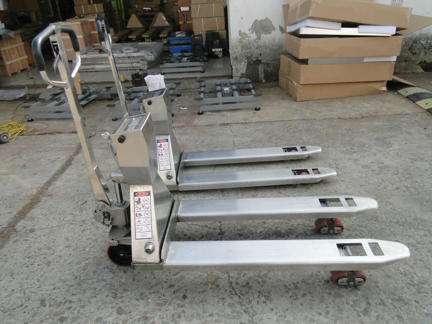 貨物運輸3噸不鏽鋼叉車秤-防水地牛稱