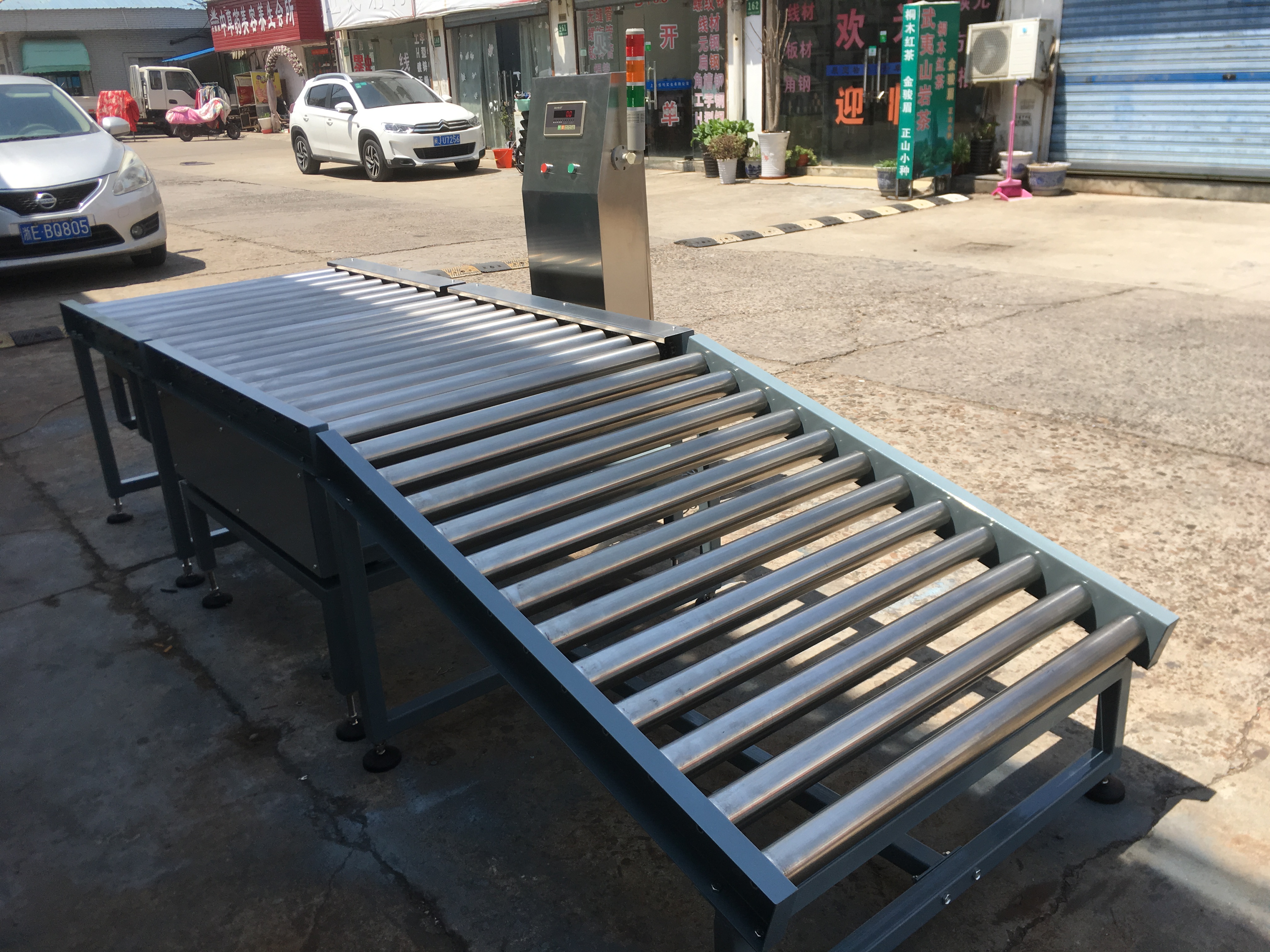 帶斜坡滾筒電子秤 帶斜坡滾筒電子秤