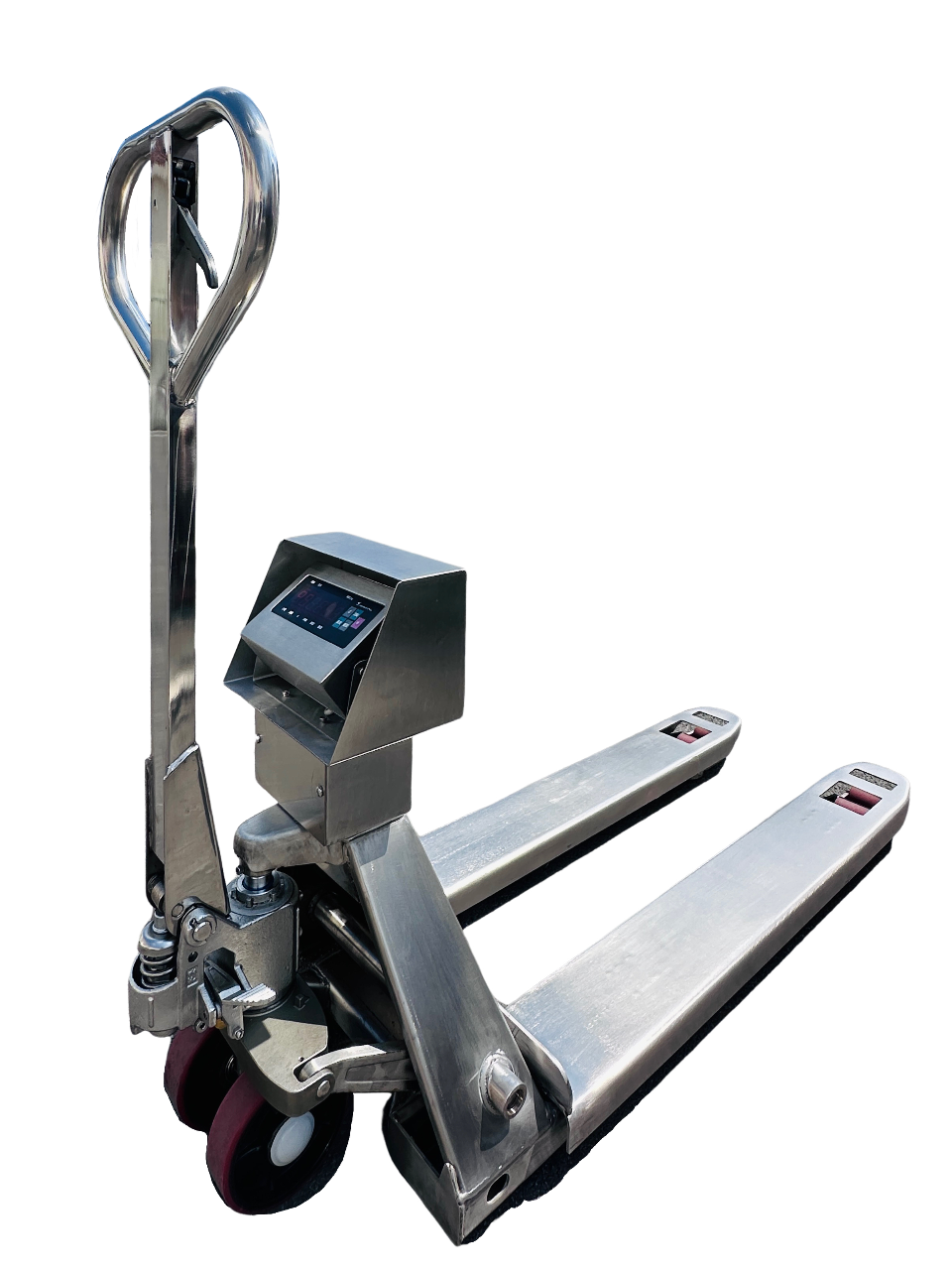 1噸不鏽鋼電子（zǐ）秤搬運（yùn）車